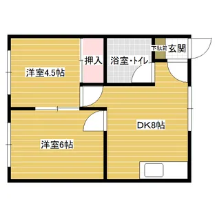 エイトマンション【1階】の間取り