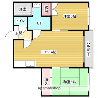 エルカーサ【1階】の間取り