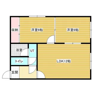 コーポ美奈美【2階】の間取り