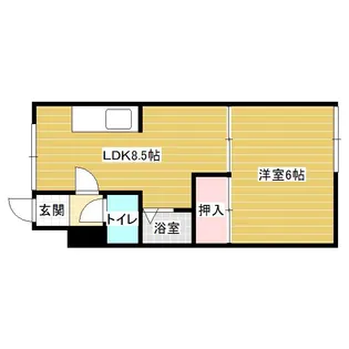 イズミハイツⅡ【2階】の間取り