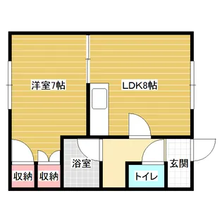 シティハイツ【2階】の間取り
