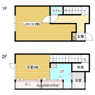 鳩が丘ヴィレッジC棟【1階】の間取り