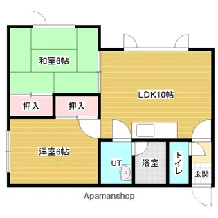 ノーブルハイムⅠ【1階】の間取り