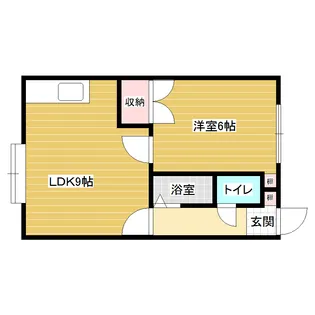 コーポタツミ【2階】の間取り