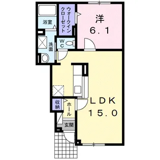 スプルース【1階】の間取り