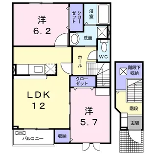 EAST COURT【2階】の間取り