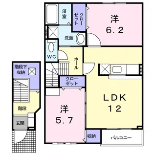 EAST COURT【2階】の間取り