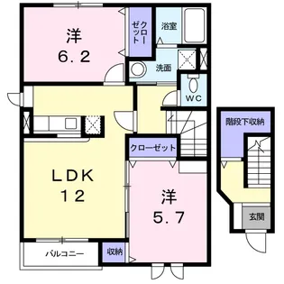 EAST COURT【2階】の間取り