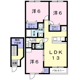 3LDKの間取り画像