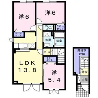 グレース アヴェニュー【2階】の間取り