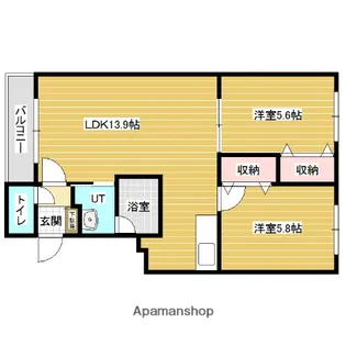 パラドール21【1階】の間取り