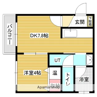 パラドール21【3階】の間取り