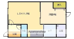 サルビア35Ⅲ【1階】の間取り