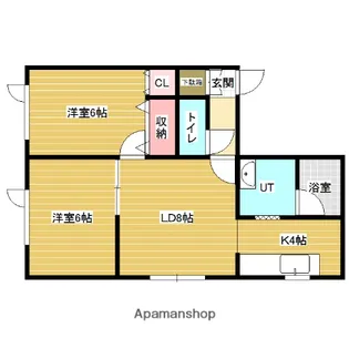 ウィンベル【2階】の間取り