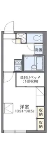 レオパレスウッド ヴィレッジ【103号室】の間取り
