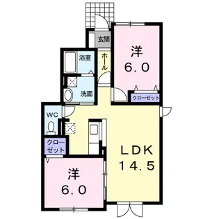 SANANDO【1階】の間取り