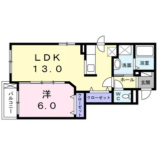 SUNPARK岩見沢【2階】の間取り