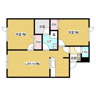 FLAT907B【1階】の間取り