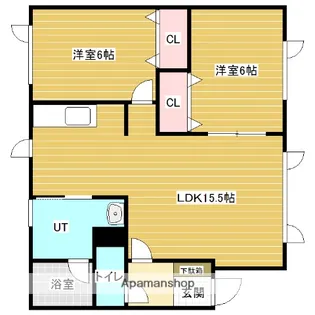 メゾンBANGBANG【2階】の間取り