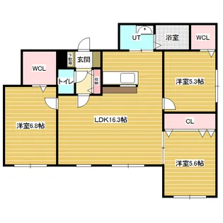 LIBRA【1階】の間取り