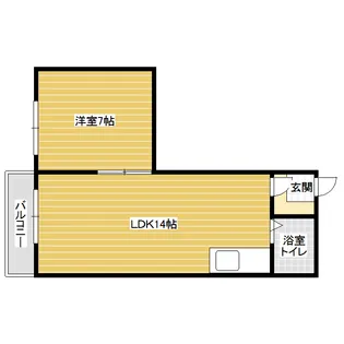 サニーヒルレジデンスⅡ【1階】の間取り