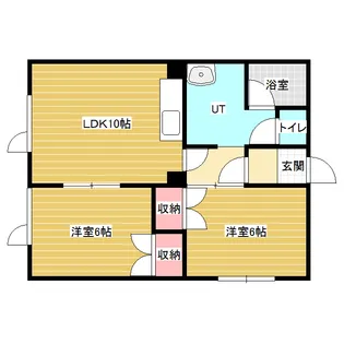 エスポワール美園【2階】の間取り