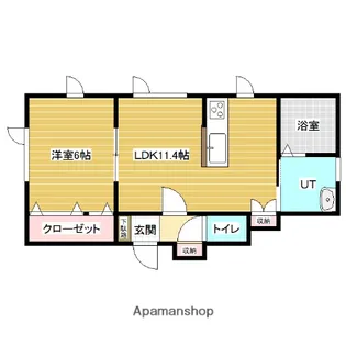 アクアステラ【1階】の間取り