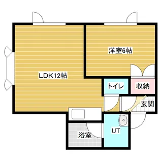 エスポワールH・I【1階】の間取り