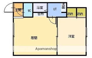 サンサイズマンション【1階】の間取り