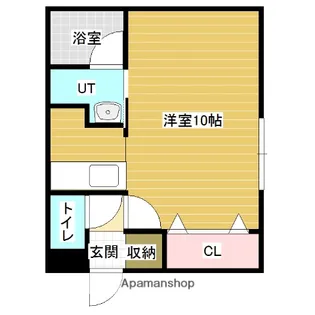 BLOCK岩見沢【1階】の間取り