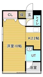 BLOCK岩見沢【1階】の間取り