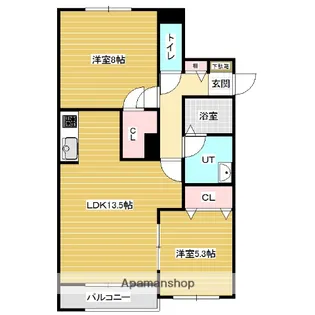 PLATINE N3【2階】の間取り