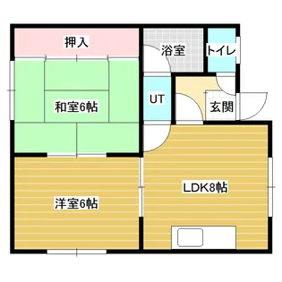 ハイツトピア【2階】の間取り