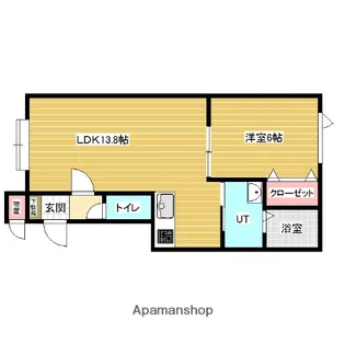 ELEGANT大和【1階】の間取り