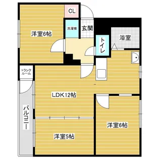 HORSEWIN10【2階】の間取り