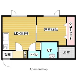 トーケンⅩⅥ【1階】の間取り