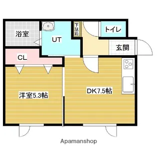 トーケンⅩⅥ【2階】の間取り