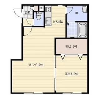 FIRST SET 三笠Ⅰ【201号室】の間取り