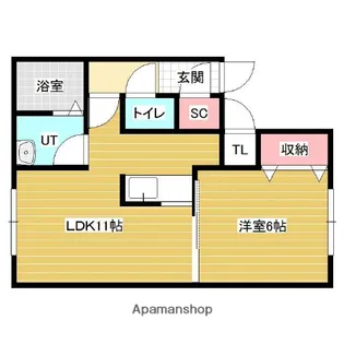 デキスター・パーク【1階】の間取り