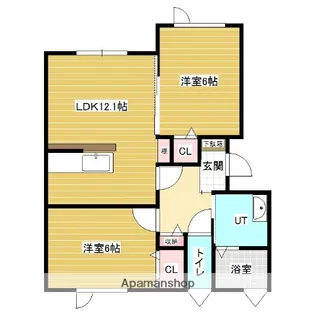 ステラエス【2階】の間取り
