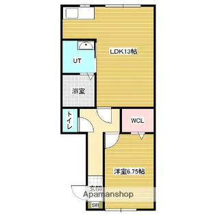 RABANNA22【1階】の間取り