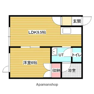 メゾンマリエⅡ【1階】の間取り