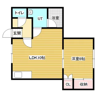 ノースピクシーハイツ【1階】の間取り