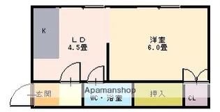 勝栄マンション【2階】の間取り