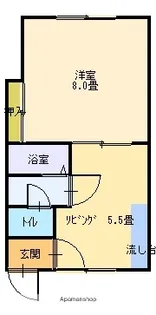 マイルームイレブン【1階】の間取り