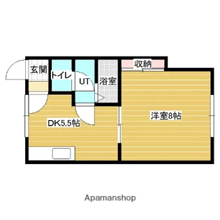 マイルームイレブン【1階】の間取り