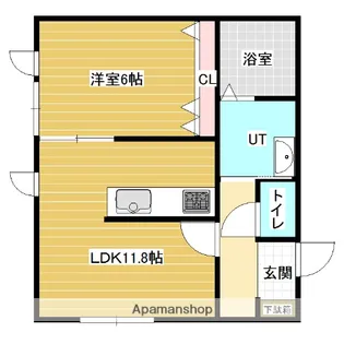 リアンⅥ【1階】の間取り