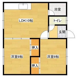 豊栄マンション№2【2階】の間取り