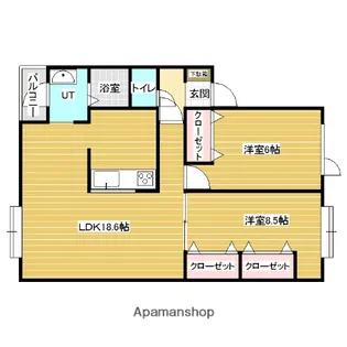 アークヒルズ【1階】の間取り