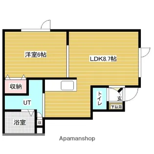 LARK HOUSE【1階】の間取り
